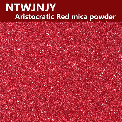 Aristocratic Red Mica Powder, Natural Shimmer Mica Powder - Image 3