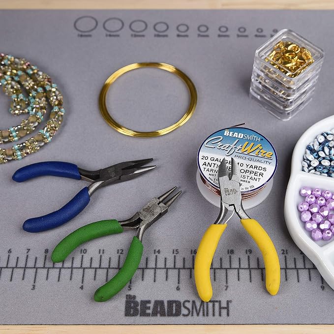 The Beadsmith Mini Color-ID Set – 3”, 8-Pieces Includes: Chain Nose, Round Nose - Image 6
