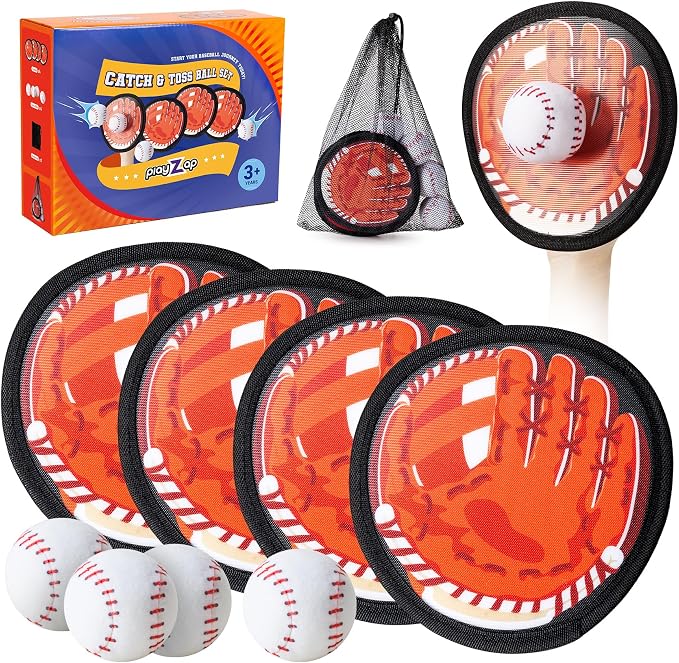 Playzap Toss and Catch Ball Set by Playzap