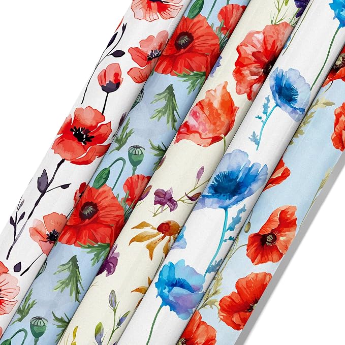12×12 Flower Scrapbook Paper Vintage Flower Pattern Papers Pad, 24 Sheets - Image 5