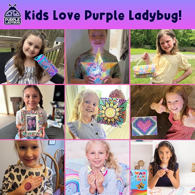 PURPLE LADYBUG Sparkly DIY Wooden Jewelry Box Craft - Image 8