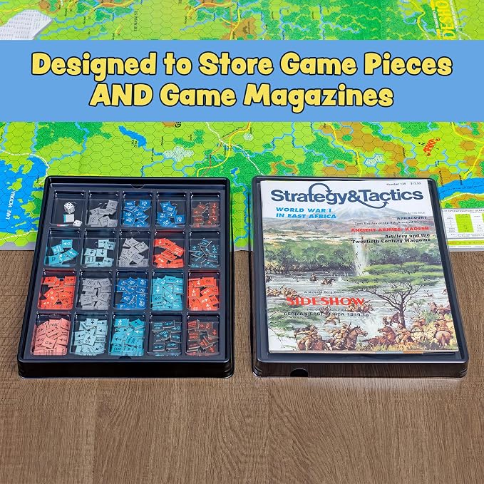 Toy Vault Wargaming Magazine Counter Trays; Flat Pack Tray Game Piece Storage - Image 4