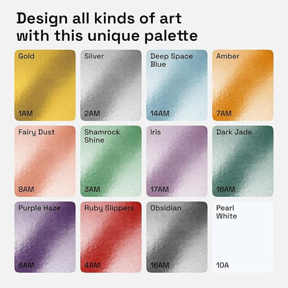 ARTISTRO 12 Metallic Paint Pens - Image 2