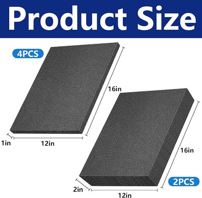 DECOHS 6 Pcs Pick Apart Foam Inserts- 2 Size Pick and Pluck Foam Sheets- Pluck - Image 2