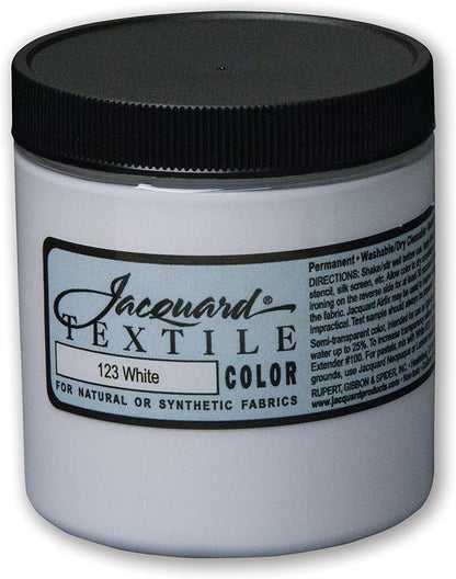 Jacquard Fabric 8oz Color White by Jacquard
