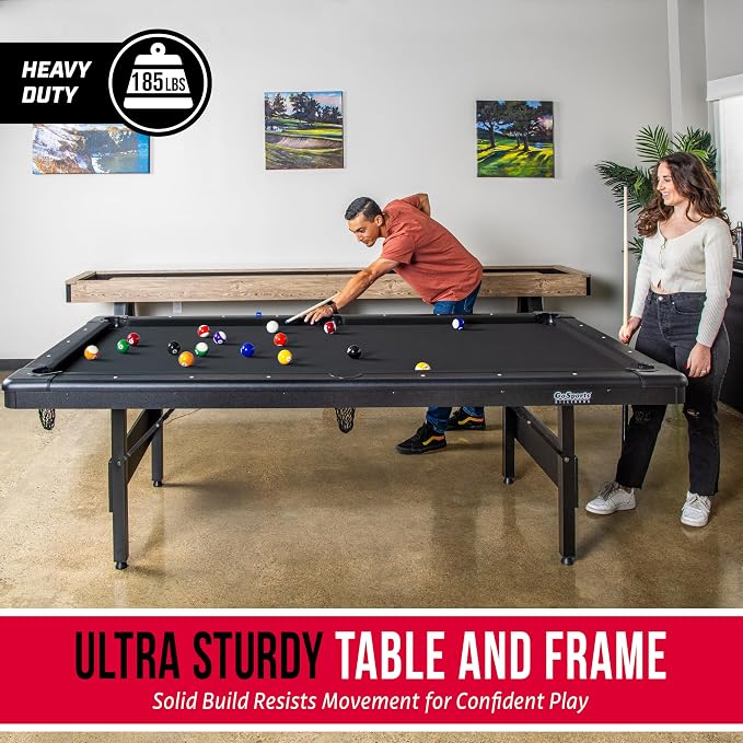 GoSports 6, or 8 ft Billiards Tables - Image 3