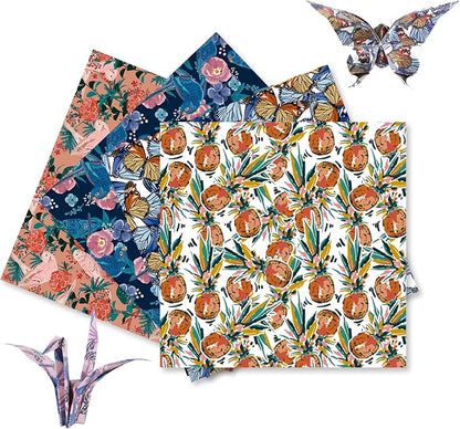 Origami Paper Kit 50 Sheets 6 Inch Square Double Sided Color 10 Vivid Colors - Image 4