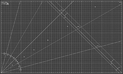 Elan Cutting Mat 36x60 Black & Taupe, Extra Large Self Healing Cutting Mat 36 x by Elan