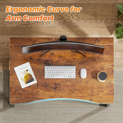 Huuger Folding Desk for Small Spaces, 31.5 Inch Foldable Computer Table - Image 5