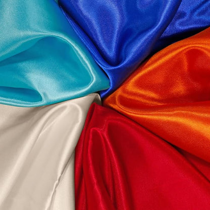 RUDONG M Beige Satin Fabric by The Yard, 5 Yard x 60 Inch Wide Silky Charmeuse - Image 6