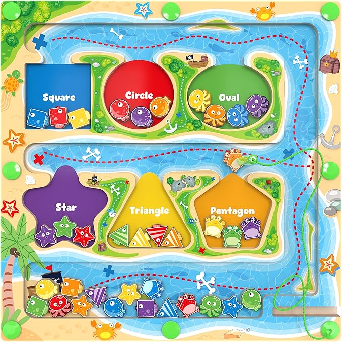 Magnetic Color & Shape Maze by MTYOKILN