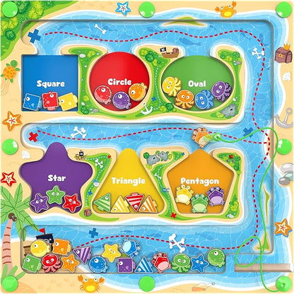 Magnetic Color & Shape Maze by MTYOKILN