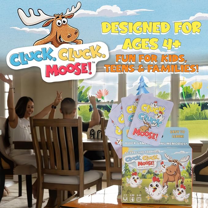 Hour Time Games Cluck Cluck Moose – Hilarious Animal-Themed Card Game - Image 3