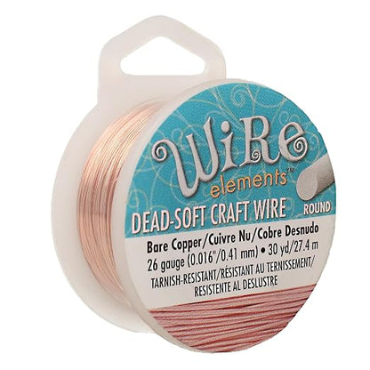 The Beadsmith Wire Elements Craft Wire – Tarnish Resistant, Soft Temper by TheBeadsmith