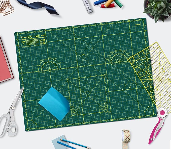 Self Healing Cutting Mat A2 18"x24" – Double Sided 5-Ply Craft Mat - Image 5