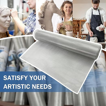 Sculpting Wire Mesh 15.7 Inch by 16.4 Foot Roll，Aluminum Wire Mesh - Image 4