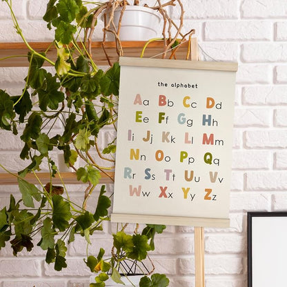 HRQKO Alphabet Numbers Poster Hanger Frame Set of 2, Nursery Wall Decor - Image 3
