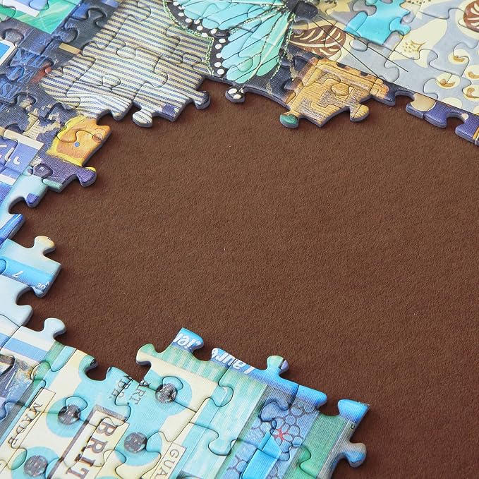 Tilting Puzzle Board with Drawers and Cover, 1000 Piece, Portable Wooden Jigsaw - Image 6