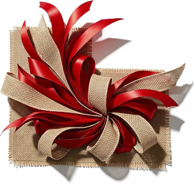 3 Pack Burlap Garland and Wreath Ribbon Wide 5" x 15 Yards Natural Jute 5 Inch - Image 7