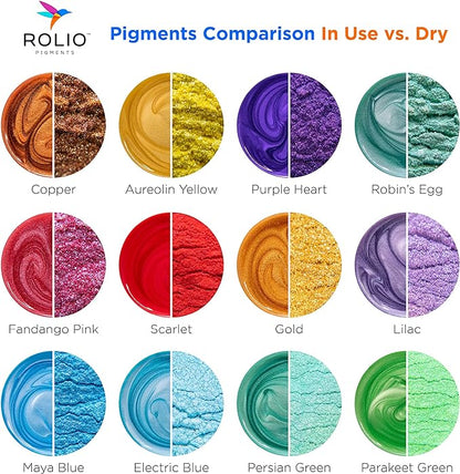 Rolio Premium Mica Powder Pearlescent Color Pigment - Image 2