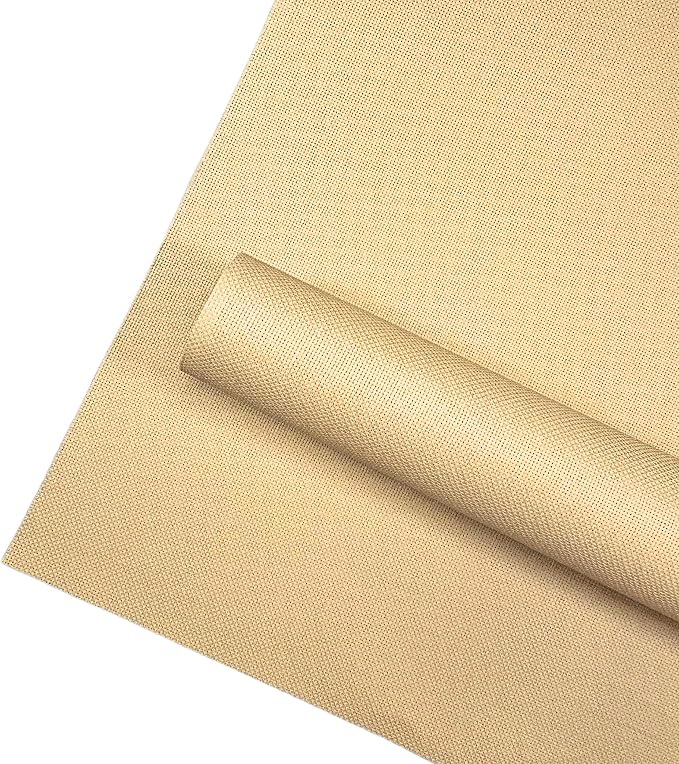 2 Sheets of Wheat 14 Count Aida Cloth – 21 x 21 Inch Pre-Cut Fabric Squares – - Image 4