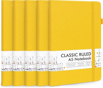 feela 5 Pack Journal Notebook Bulk by feela