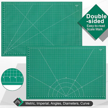 Density-upgraded 24" x 36" Large Self Healing Sewing Mat, Idemeet Rotary - Image 2