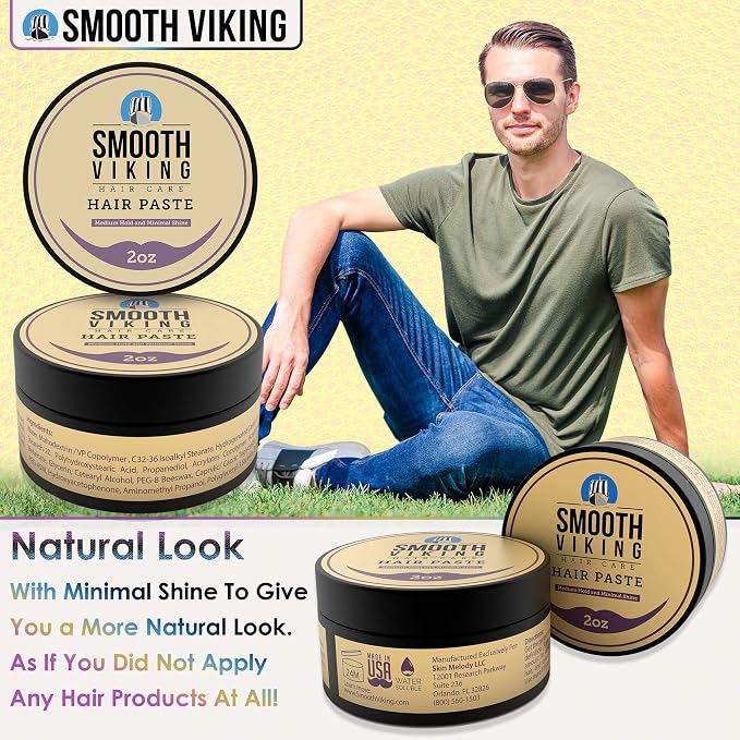 Smooth Viking Hair Paste for Men - Image 5