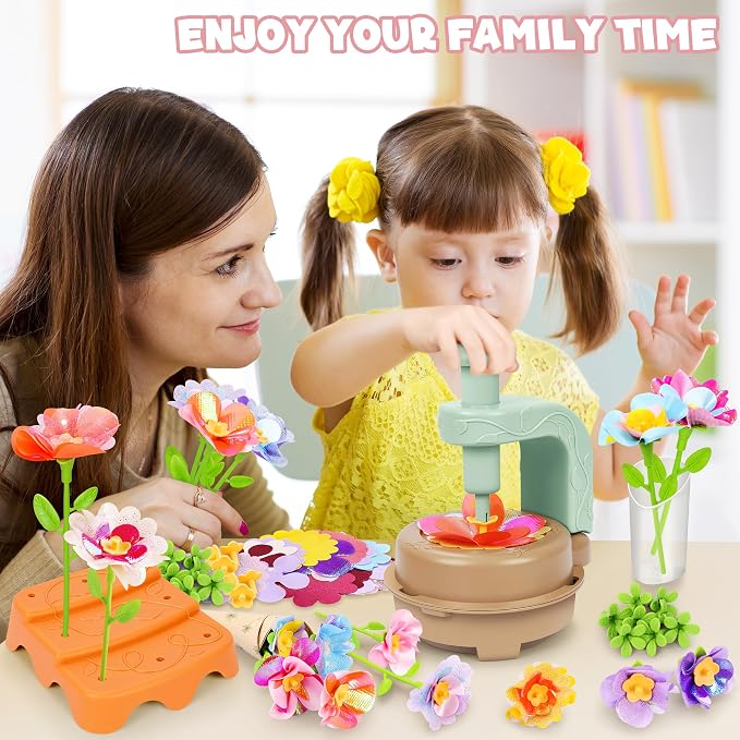 Fabric Flower Bouquets Toys, DIY Craft Kits Toys - Image 4