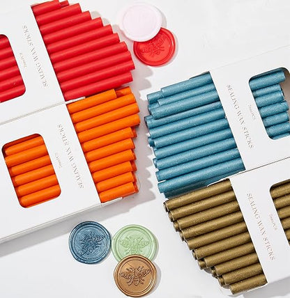 Wax Seal Sticks Red, ONWINPOR 20pcs Glue Gun Wax Sealing Sticks - Image 4
