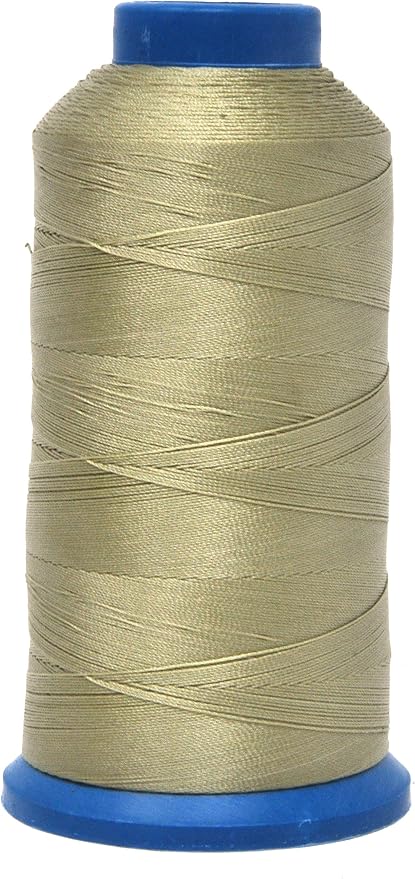 Mandala Crafts Bonded Nylon Thread Beige Heavy Duty Sewing Threads by MandalaCrafts