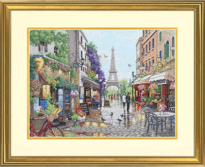 Dimensions Flowers for Sale Counted Cross Stitch Kit, 14 Cnt. Light Blue Aida 5 - Image 6