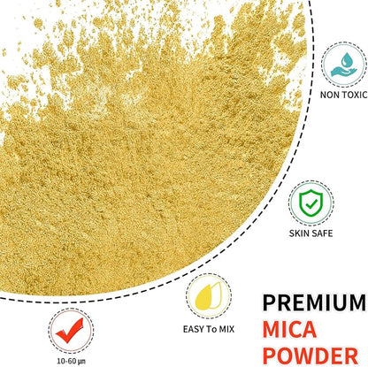 Mica Powder - 100g Mica Powder for Epoxy Resin - Metallic Color Pigment for - Image 2