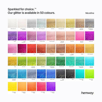 Hemway Polyurethane & Epoxy Resin Glitter 100g / 3.5oz Metallic Crystal Flake - Image 5
