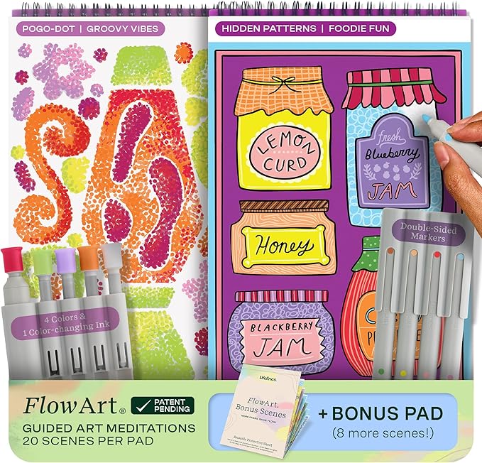 Lifelines FlowArt Activity Pad, Adults & Seniors by LifeLines