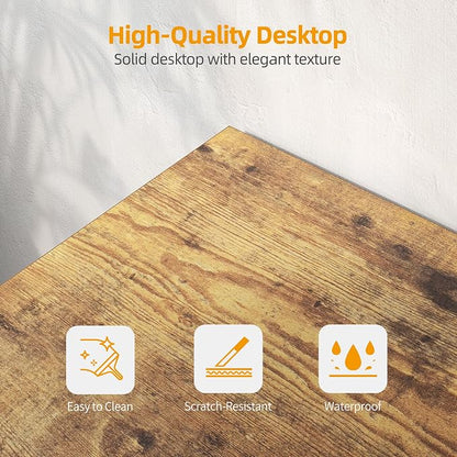 TIQLAB L Shaped Computer Desk - Image 8