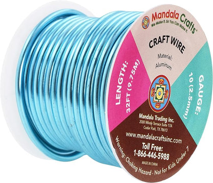 Mandala Crafts 10 Gauge Anodized Aluminum Craft Wire - Image 2