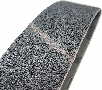 3 X 21 Inch Sanding Belts, 36 Grit Extra Coarse Silicon Carbide Abrasive - Image 5