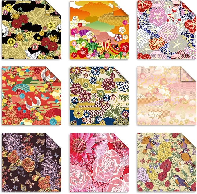 Origami 6x6 Paper Kit 150 Sheets 150 Vivid Colors Double Sided Same Printed - Image 3