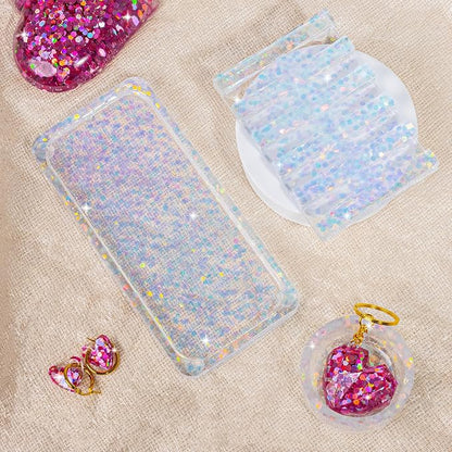 Hemway Polyurethane & Epoxy Resin Glitter 100g / 3.5oz Metallic Crystal Flake - Image 5