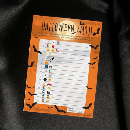 DISTINCTIVS Halloween Party Emoji Guessing Game - Image 5