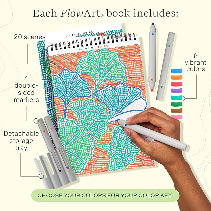 Lifelines FlowArt Activity Pad, Botanicals & Landscapes - Image 3