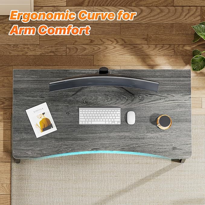 Huuger Folding Desk for Small Spaces, 39.3 Inch Foldable Computer Table - Image 5
