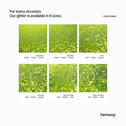 Hemway Polyurethane & Epoxy Resin Glitter 100g / 3.5oz Metallic Crystal Flake - Image 3