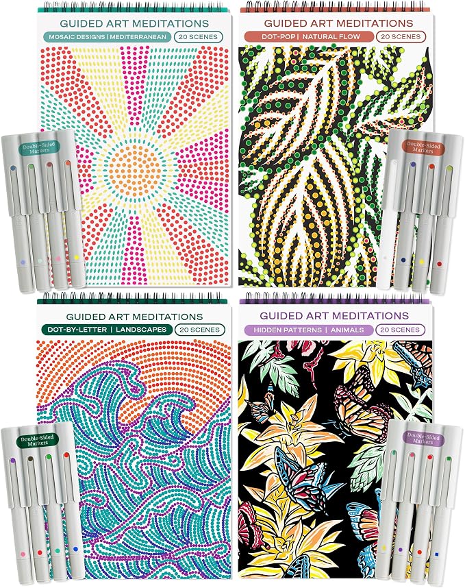 Lifelines FlowArt Activity Pad, Dot Art and More Coloring Books by LifeLines