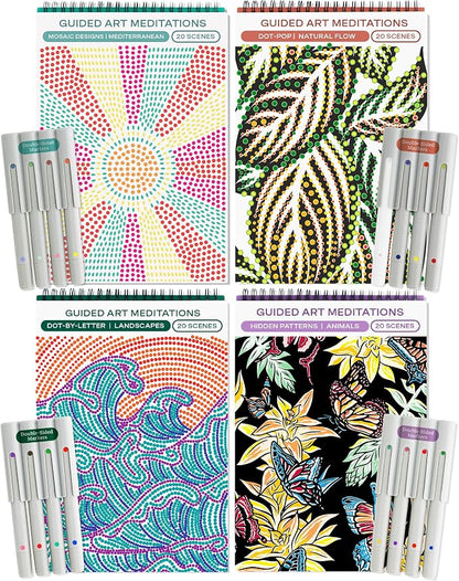 Lifelines FlowArt Activity Pad, Dot Art and More Coloring Books by LifeLines