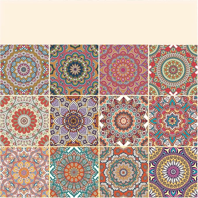 24 Sheets 12 Designs Scrapbook Paper Pad, Scrapbooking DIY Decorative by Bestartsuppliesforyou