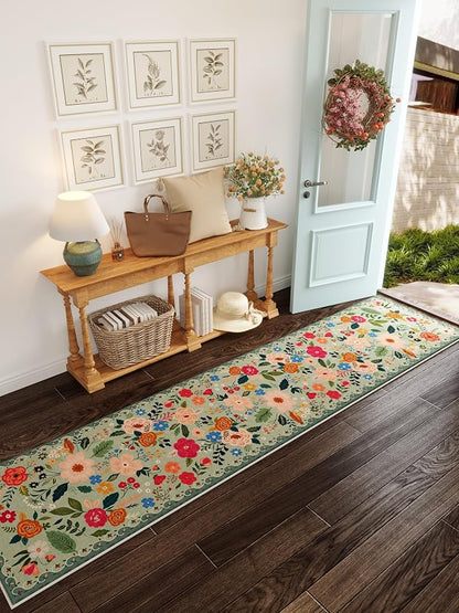 Rugcomf Runners for Hallways Kitchen Runner Rug Non Slip 2'x 10' Long Washable by Rugcomf