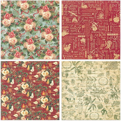 24 Sheets 12 Designs Scrapbook Paper Pad, Scrapbooking DIY Decorative - Image 7