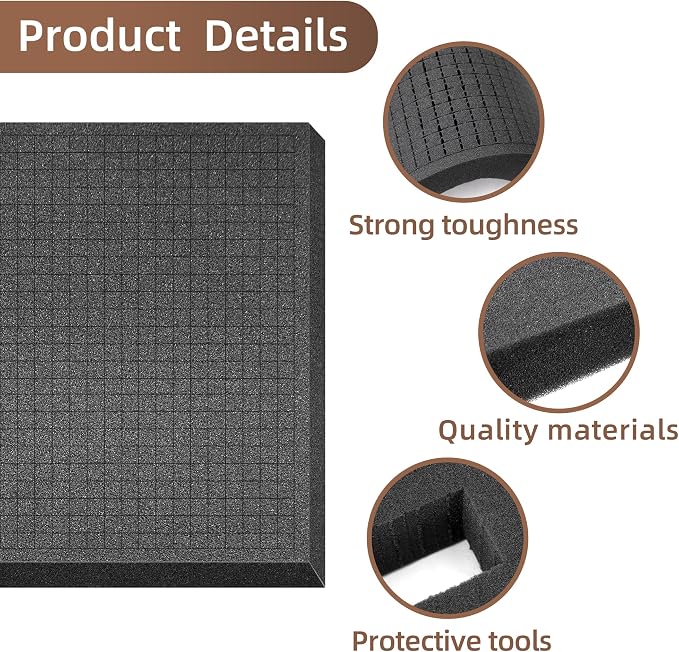 DECOHS 4 Pcs Pick and Pluck Foam Insert - Image 3
